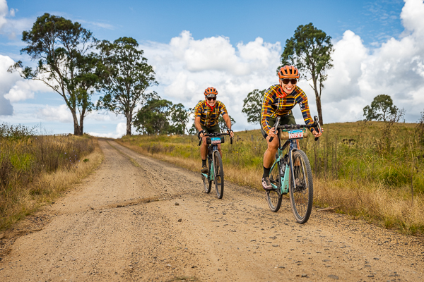 Riders smile at goodnessgravel Glen Innes under perfect weather conditions for 2024.