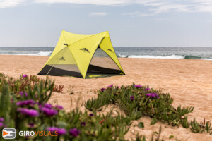 At the Beach with Oztent